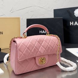 pink designer bag Luxury cross body designer bags women shoulder Chain totes bag leather handbag luxurys handbag messenger bag designer sling bag 28cm handbag