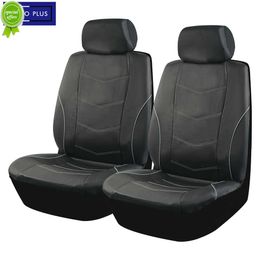 New Upgrade Universal Car Seat Covers Leather Full Seat Sporty Seat Covers for Car Accessories Interior Fit Most Car SUV Truck