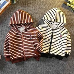 Jackets Kids Casual Stripe Jackets for Boys Coat Baby Outfits Spring Autumn Boy Outerwear Children Teenagers Costumes 4 6 7 8 9 10 Years J231115