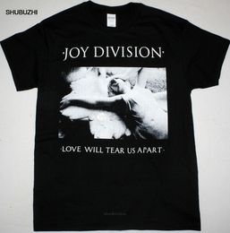 Men's T-Shirts JOY DIVISION LOVE WILL TEAR US APART BLACK T SHIRT POST PUNK ORDER cotton tshirt men summer fashion t-shirt euro size 230414