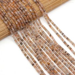 Beads Natural Stone Semi-precious Stones Round Shape Faceted Crystal Beaded For Jewellery Making DIY Bracelet Necklace Accessories