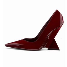 Dress Shoes 2023 Summer Brand High Heel Women s Sexy Pointed Office Pumps Black White Wine Red Silver Green Rose Beige Big Size 231115