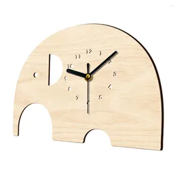 Wall Clocks Cartoon Clock Elephant Home Children Room Decoration