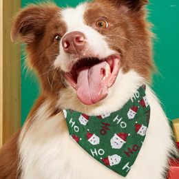 Dog Collars Soft Pet Christmas Collar Breathable Decorative Anti-break Snowflake Xmas Necklace Cat Accessories