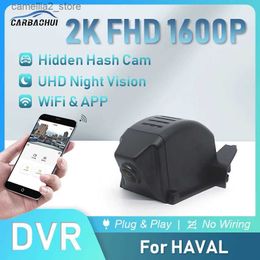 Car DVRs Car DVR Plug and Play Dash Cam HD Camera Video recorder For HAVAL H6 H7 F7 F7x H9 XY DARGO Jolion GWM POER 2K Dashcam USB Port Q231115