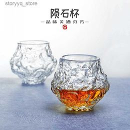 Wine Glasses 2021 New Product Glass Planet Wandering Series-Meteorite Wine Cup Snifter Spirit Tasting Whisky Glass Willow Siyu Design Works Q231115