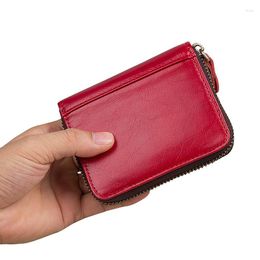 Wallets Business Card Holder Wallet Women Men Bank/ID/ 20 Bits PU Leather Protects Case Coin Purse J81