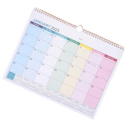 Calendário -2024 Calendário de escritório para escritório para parede de escritório família mensal sala de papel pendurado namoro 231115