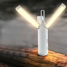 Camping Lantern 5W IPX5 750LM Multifunctional Foldable Camping Lantern Outdoor Waterproof Lighting Portable Emergency Light Atmosphere Light Q231116