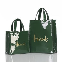 Evening Bags Fashion Style Jelly Handbag for Women Eco Friendly Flower Tote Shopping Bag Reusable Waterproof PVC Shoulder Shopper 231115