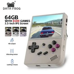 Portable Game Players ANBERNIC RG35XX Retro Handheld Game Console 3.5 inch IPS Screen Portable Pocket Video Compatible Linux System For Kids Gift 231114