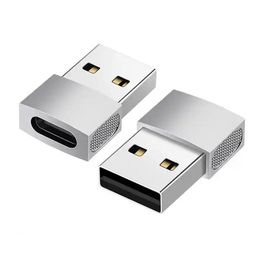 High Quality & Luxury Design Aluminium alloy USB 2.0 Male to Type-C Female OTG 480Mbps Data Transfer OTG Converter Charging Adatpers