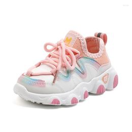 Athletic Shoes Autumn Winter Baby Girl Boy Toddler Infant Casual Running Soft Bottom Comfortable Stitching Colour Children Sneaker