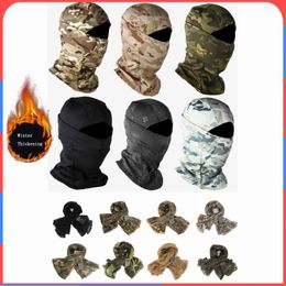 Ski Goggles Tactical Scarf Military Balaclava Camouflage Full Face Mask Army War Airsoft Hunting Shield Hat Neck Scarives 231115