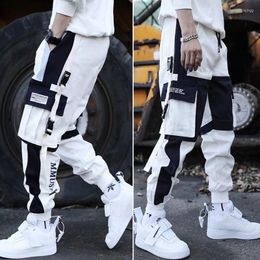 Men's Pants Loose Fit Men's Cargo In Korean Style Fashionable Workwear Trousers With Multi-Pockets For Spring And Autumn