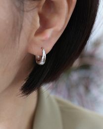 Hoop Earrings & Huggie Timeless Wonder Brass Geo Statement For Women Jewellry Goth Boho Designer Top Trendy Neat Ins Kpop Party Gift 7322