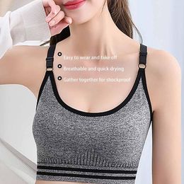 Yoga Outfit Tank Top Resistance Comfortable Chest Binder U Neck Design Elastic Breathable Breast Binders Fitness Travel