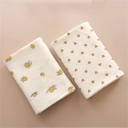 Blankets Upgraded Muslin Swaddle Blanket Cotton Square Soft Large Swaddles Cloths For Baby Boys Girls Drop