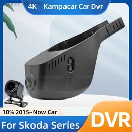 Car DVRs Kampacar SKD03-E DashCam For Skoda Kodiak Kodiaq Kamiq Karoq Kushaq Octavia A7 A8 Superb Enyaq Fabia Rapid Yeti Car Dvr Recorder Q231115