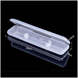 Storage Boxes Bins Pp Plastic Transparent Box Pen Stationery Tool Wholesale Lx4256 Drop Delivery Home Garden Housekee Organisation Dhtbv