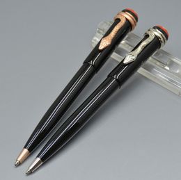 Ball Quality Snake Clip Roller Pens Office Good Ballpoint Unique Gift Pen Writing Stationery High / Glokk