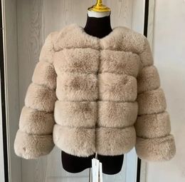 Women's Jacket's Fashion faux fur coat super Autumn Winter women short Faux fluffy jacket high quality 7xl Ladies furry coats 231114