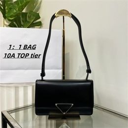 10A Mirror Quality Designer top s designers women wallet black handbag bags gold chain flap shoulder satchel bag with box b25