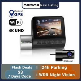 car dvr Dashcam 4K GPS Wifi 24h Parking Monitor Dash Cam for Car Dual Camera Front and Rear Night Vision Dvrs Kamera Video Registrator Q231115