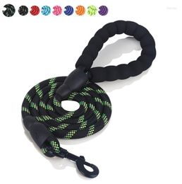 Dog Collars Leash For A Labrador Training Running Rope Handle Medium Big Collar Leashes Strong Lead Rottweiler