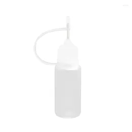 Storage Bottles 10pcs Needle Tip Glue Applicator Bottle Tube Sub-bottling Pinhole Refuelling 10ml Soft With Cap DIY Craft Tools