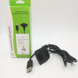 1.5M kabel do transmisji danych USB Play Charger kable ładujące przewód linii dla xbox360 XBOX 360 bezprzewodowy kontroler do gier