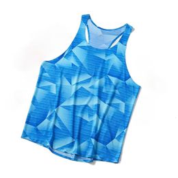 Men's Tank Tops Summer Vest Sleeveless Loose Quick-drying Breathable Running Training Fitness Sports Mens Clothing 230414