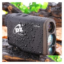 Laser Rangefinders Wholesale 1000M Waterproof Golf Laser Range Finder Handheld Distance Metre Speed Finders With Flagpole Lock Functio Dhsu5