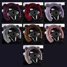 Steering Wheel Covers Car Cover Wear-resistant Non-fading Cute Bear Ear Protector