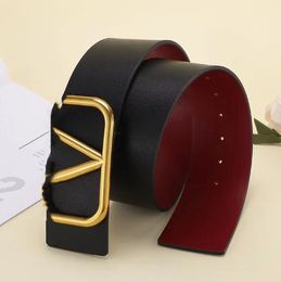 Classic 7cm Smooth Buckle Letter Ladies Belt European and American Fashion High Fashion BeltS Female