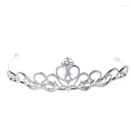 Hair Clips Heart Bridesmaid Headband For Rhinestone Wedding Bridal Pageant Prom F0S4