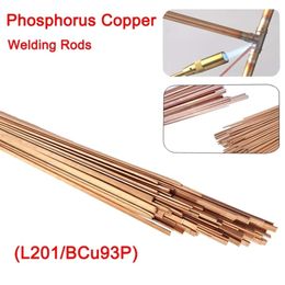 1.0/2.0mm*500mm Phosphorus Copper Brass Welding Wire Bronze Electrode Soldering Rod No Need Solder Powder