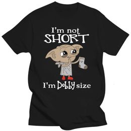 Men's T-Shirts Men Funny T Shirt Fashion tshirt I'm Not Short I'm Dobby Size Women t-shirt fashion t-shirt men cotton brand teeshirt 230414