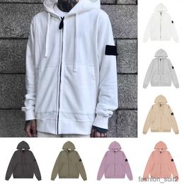 Stones Island Hoodies Sweatshirts Mens Hoodie High Quality Outerwear Jackets Loose Style Coat Cp Top Oxford Breathable Windproof Zipper Shirt Clothing puff 4Z9