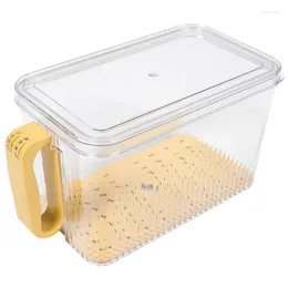 Plates Bread Box Toast Storage Container Refrigerator Loaf Cake Fresh Keep Pastry Organizer