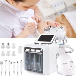 7 in 1 Multifunctional Skin Tightening Small Bubble Face Care Diamond Peeling Machine with LED mask