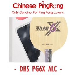 Table Tennis Rubbers Original POWER G 6 X Blade 5 2 Outer ALC Carbon PG 6X Racket PG6X Ping Pong Bat Paddle 231114