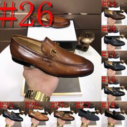 G12/34MODEL 2023 New Men's Loafers Shoes Classic Low-Cut Embossed Leather Shoes Comfortable Business Designer Dress Shoes Man Loafers Plus Size 38-46