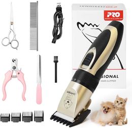 Dog Grooming Professional Pet Electric Hair Trimmer Animal Clippers Rechargeable Cat Cutter Machine Shaver Scissor Clipper Tools 230414