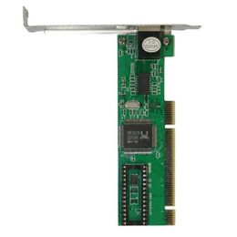 Freeshipping 100pcs High Speed 10/100 Mbps NIC RJ45 RTL8139D LAN Network PCI Card Adapter For PC Laptop Computer Wuawu