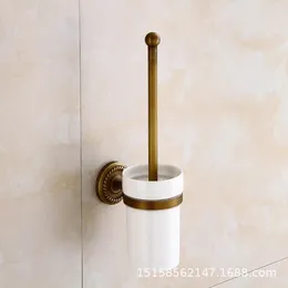 Bathroom Sink Faucets European Copper Antique Toilet Brush Holder Hardware Accessories