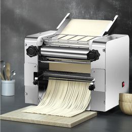 Electric Noodle Machine Dough Sheeter Household Commercial Pasta Machine Stainless Steel Dough Roller Presser Machine