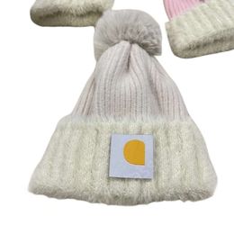 Carhart Beanie Designer Top Quality Hat Boys Girls Designer Knitted Hat Kid Cute Brand Caps Child Warm Hats Winter Kids Beanie 10 Colours Imitation Marten Hair Hats