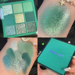 Eye Shadow 9 Colours Makeup Green Eyeshadow Pallete Blue Eyeshadow Palette Shimmer Glitter Matte Shades Neon Shiny Eye Shadow Eye PigmentsL231115