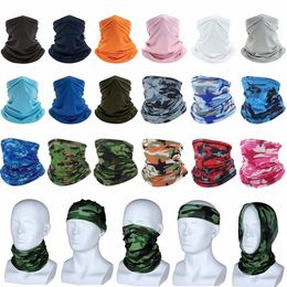 Cycling Caps Masks Multi purpose Turban Riding Scarf Bandana Men Women Neck Cover Sunscreen Ice Silk Outdoor Fishing Hiking Headwear Mask 231115